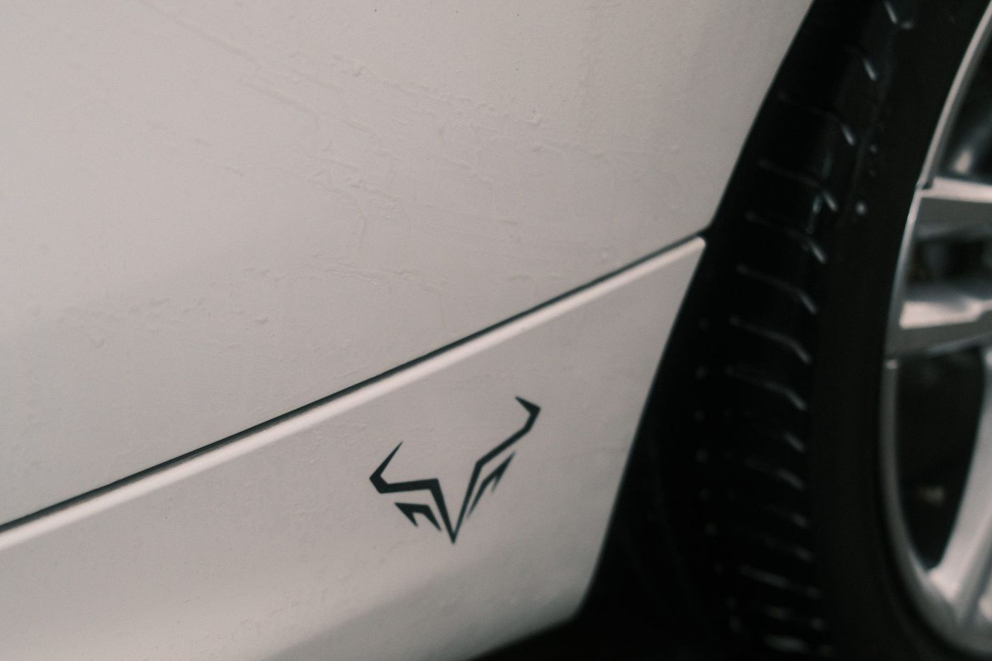 Logo TORVEK en el costado del auto